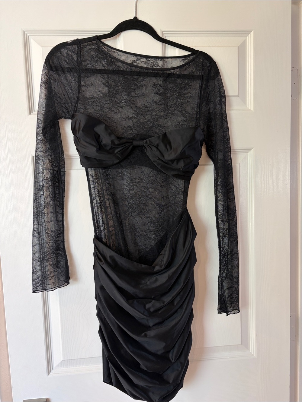 Oh Polly lace mini dress